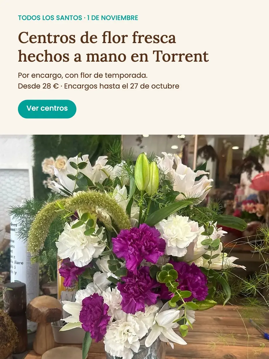 Centros de flor fresca para Todos los Santos – Ecolandy Torrent