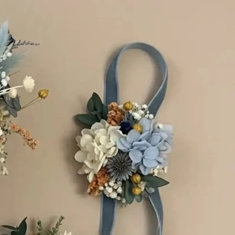 Pulsera de dama azul de flor preservada – Ecolandy